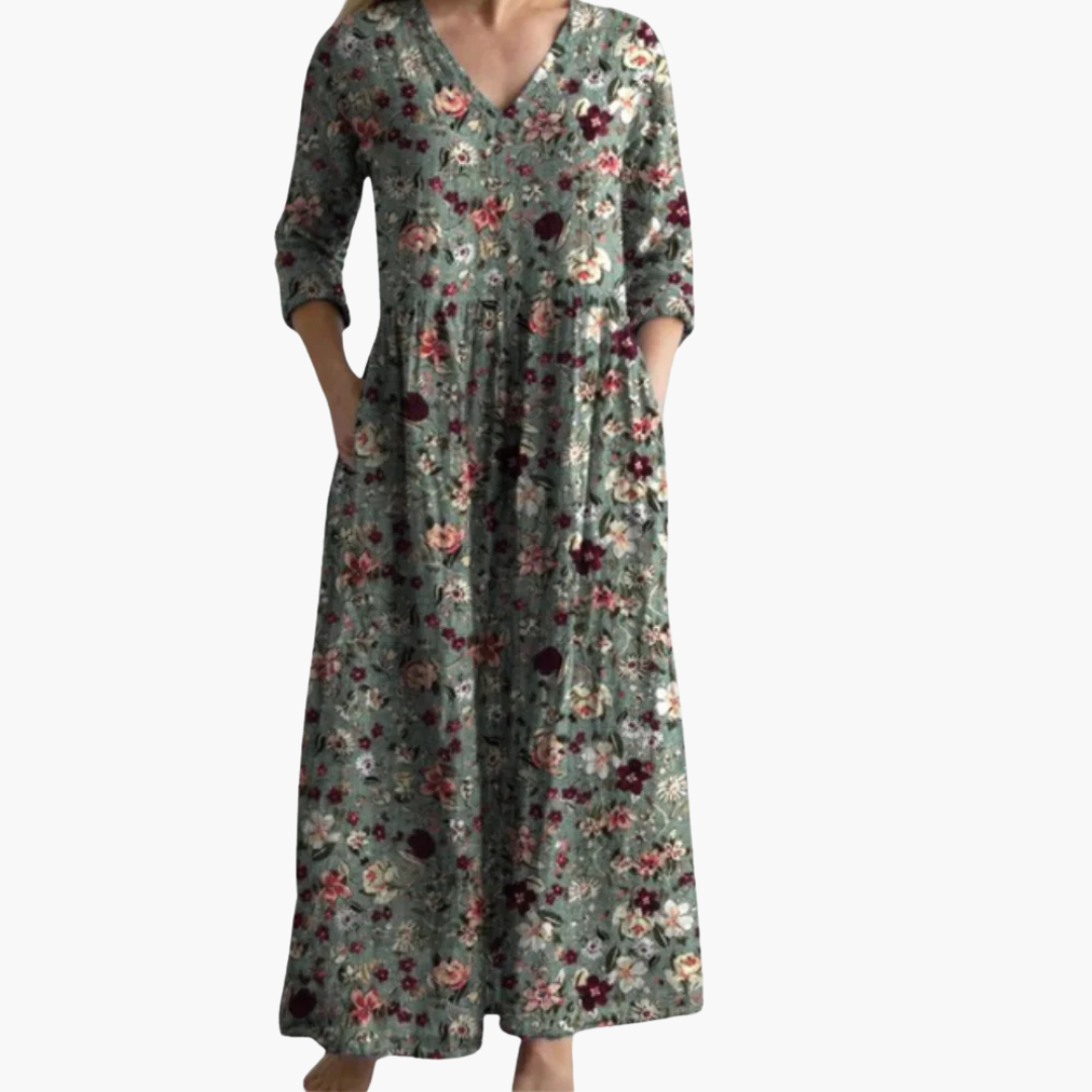 Fließender Boho Sommerkleid für Damen