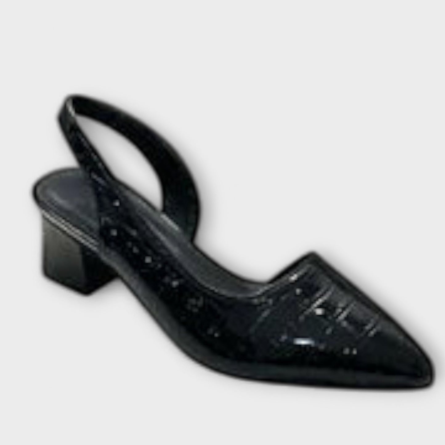 Bethany - Unregelmäßige Slingbacks Klobige Absätze