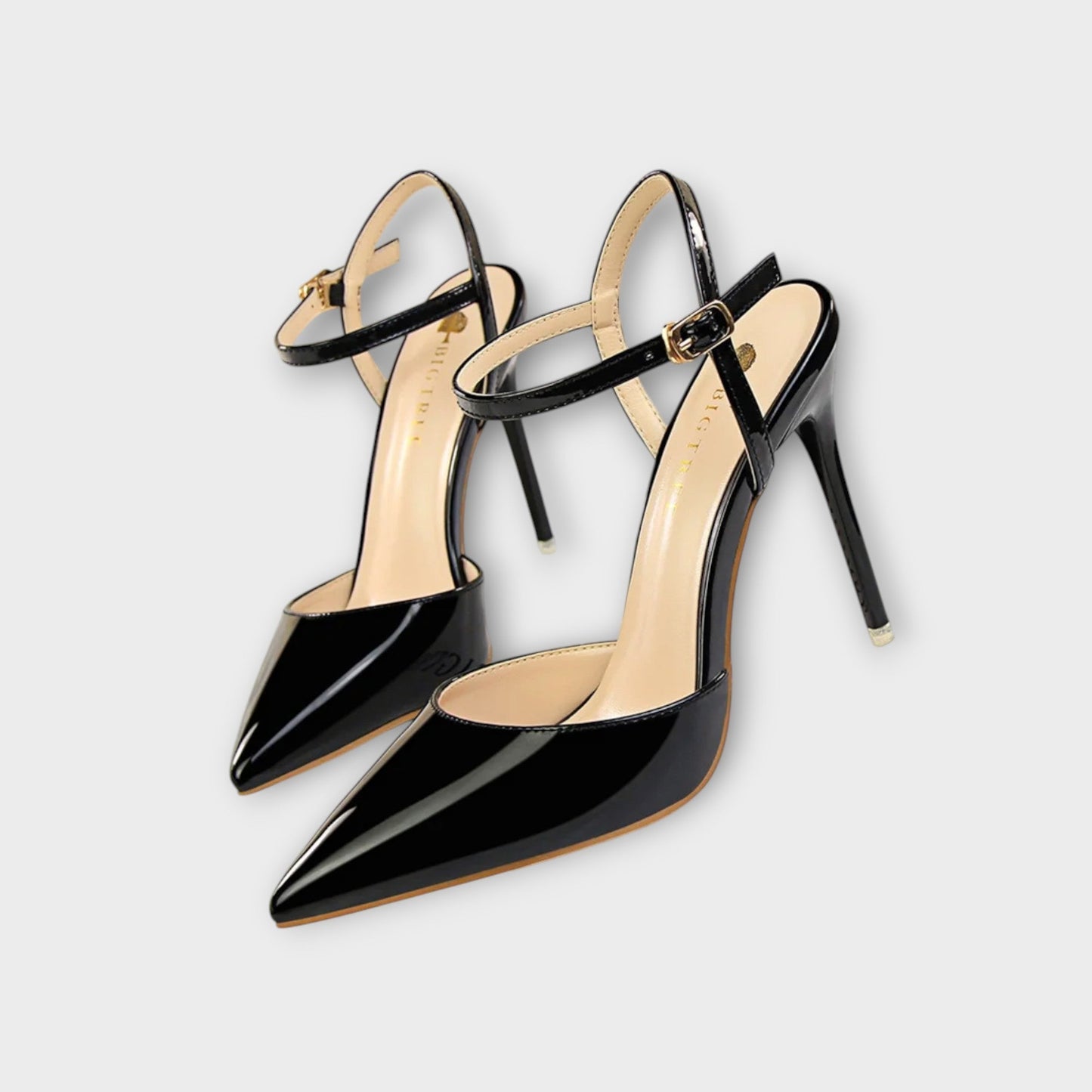 Bella - Grüne Samt-Stiletto-Absätze