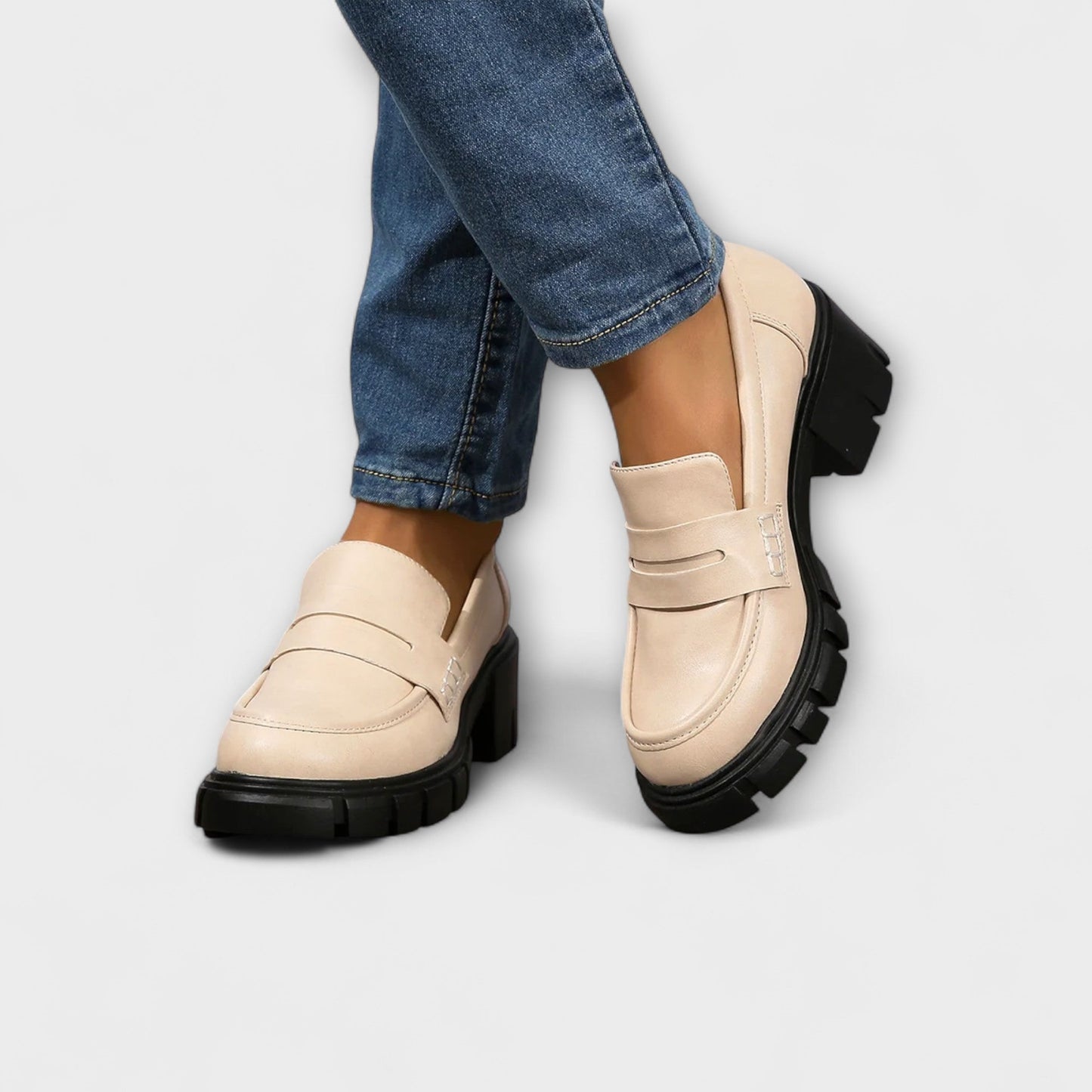 Harriet - Lässige Loafer mit klobigem Absatz