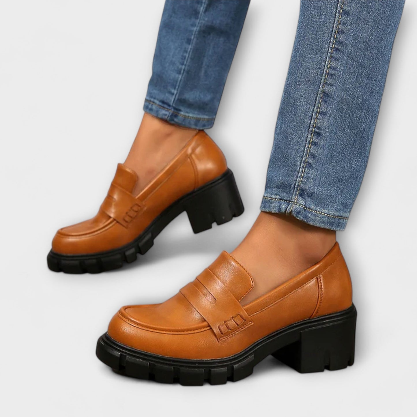 Harriet - Lässige Loafer mit klobigem Absatz
