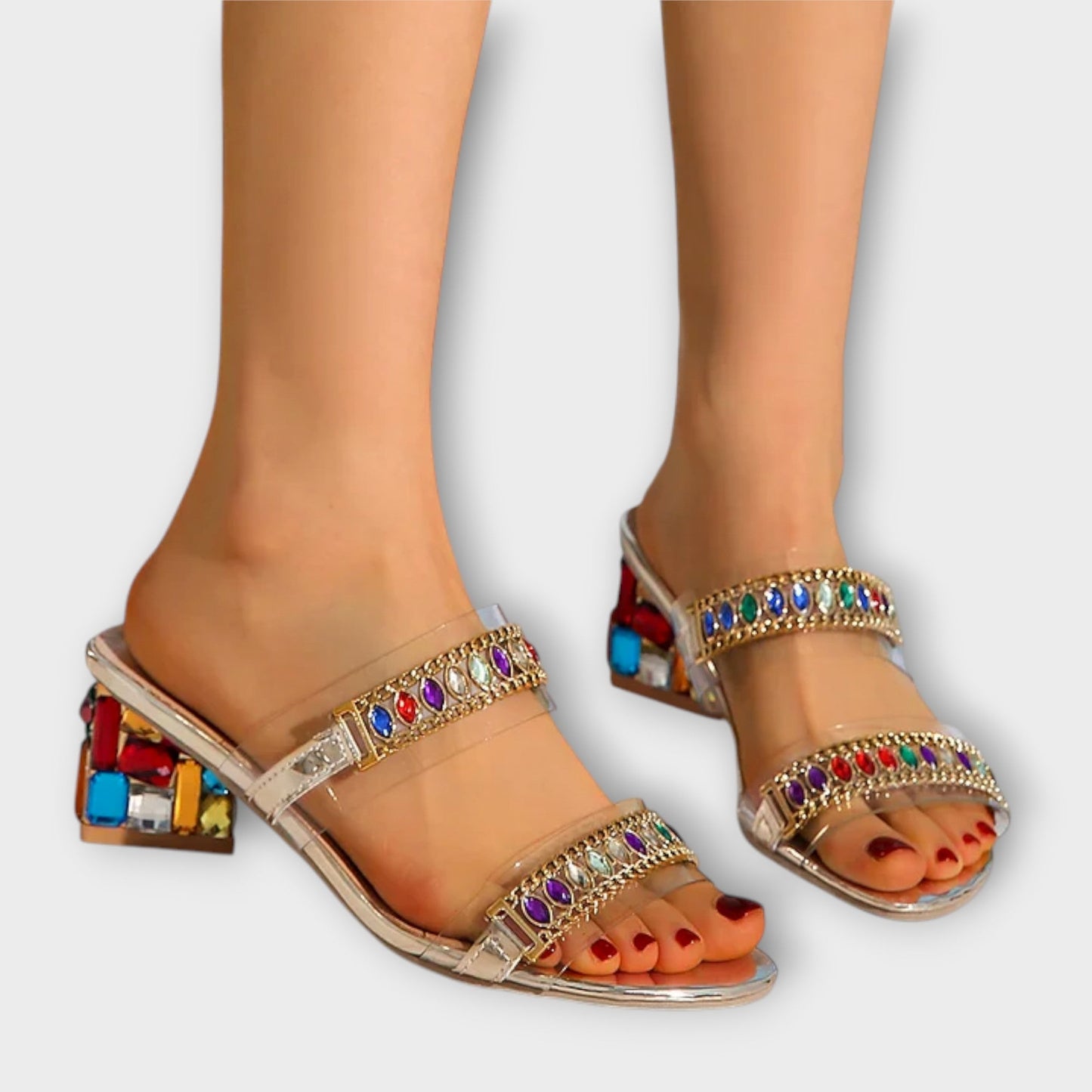 Brianna - Plateausandalen mit klobigem Absatz