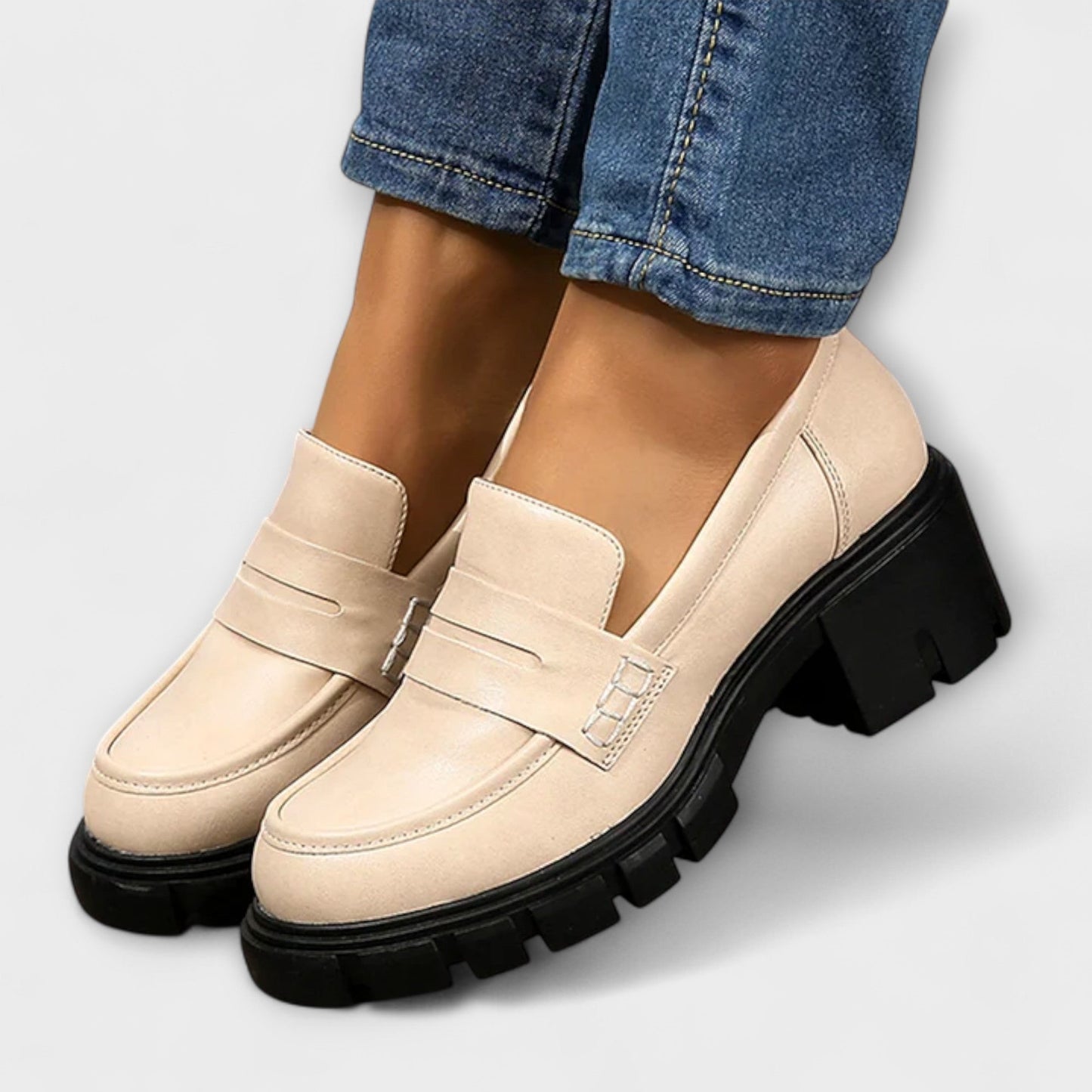Harriet - Lässige Loafer mit klobigem Absatz
