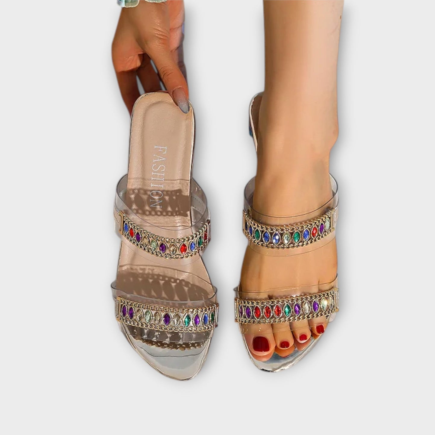Brianna - Plateausandalen mit klobigem Absatz