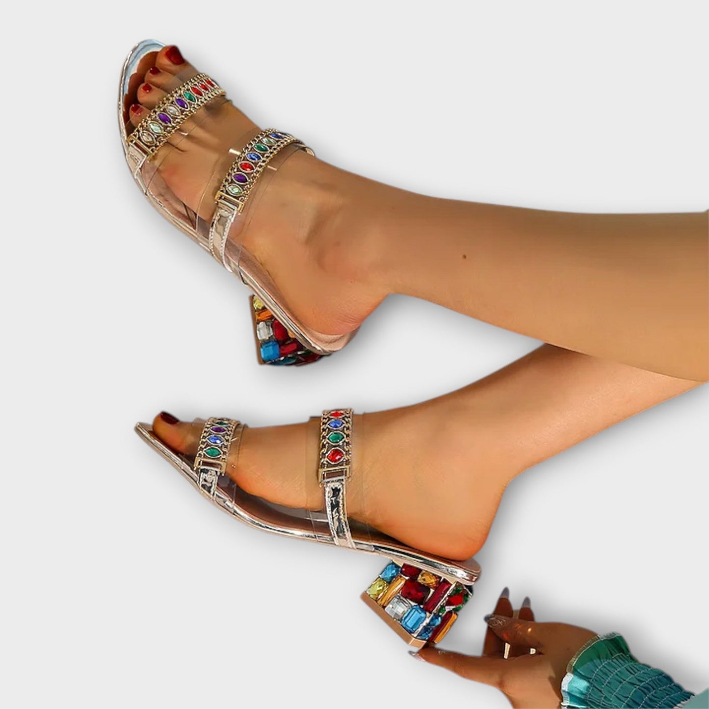 Brianna - Plateausandalen mit klobigem Absatz