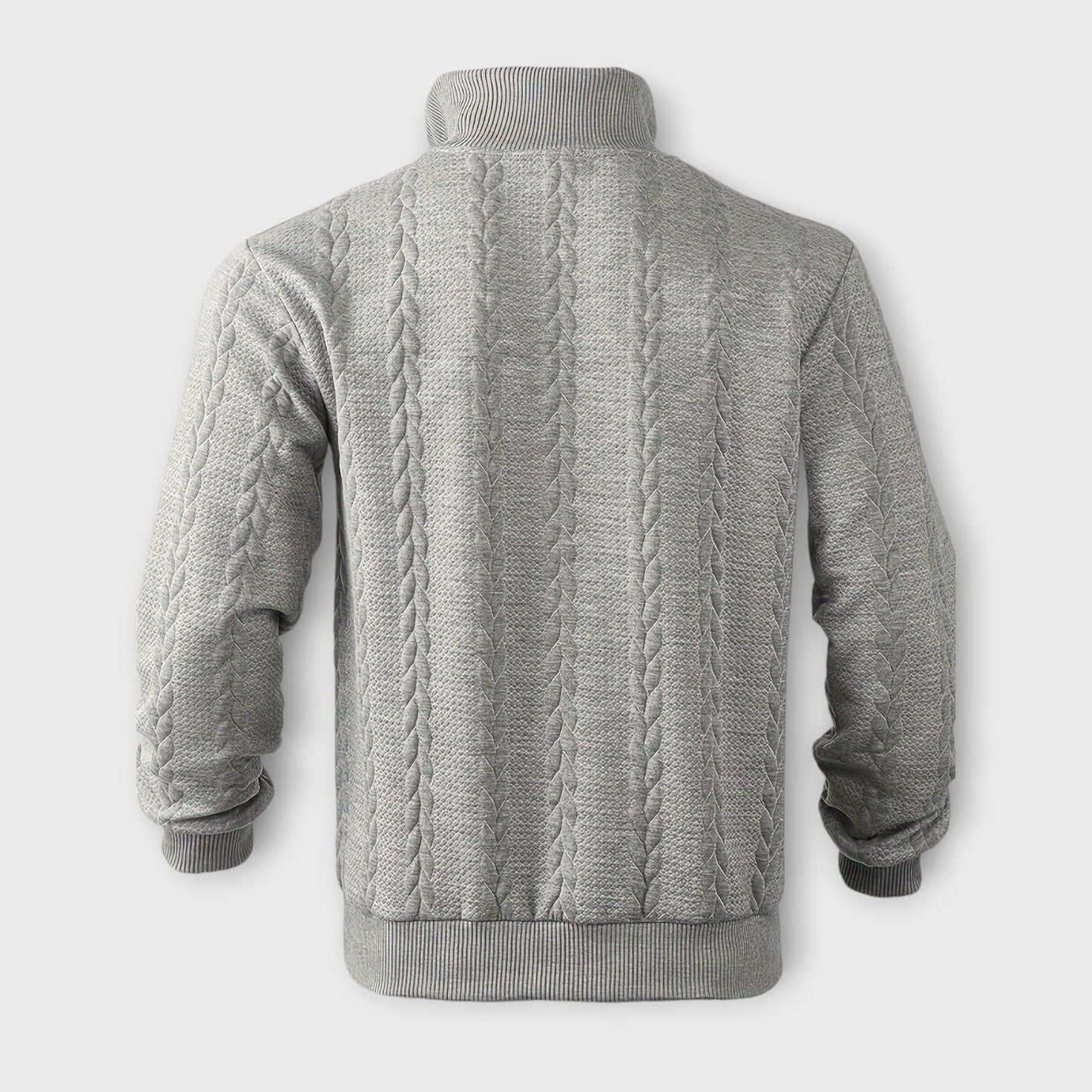 Vintage Halb-Zip Pullover für Herren