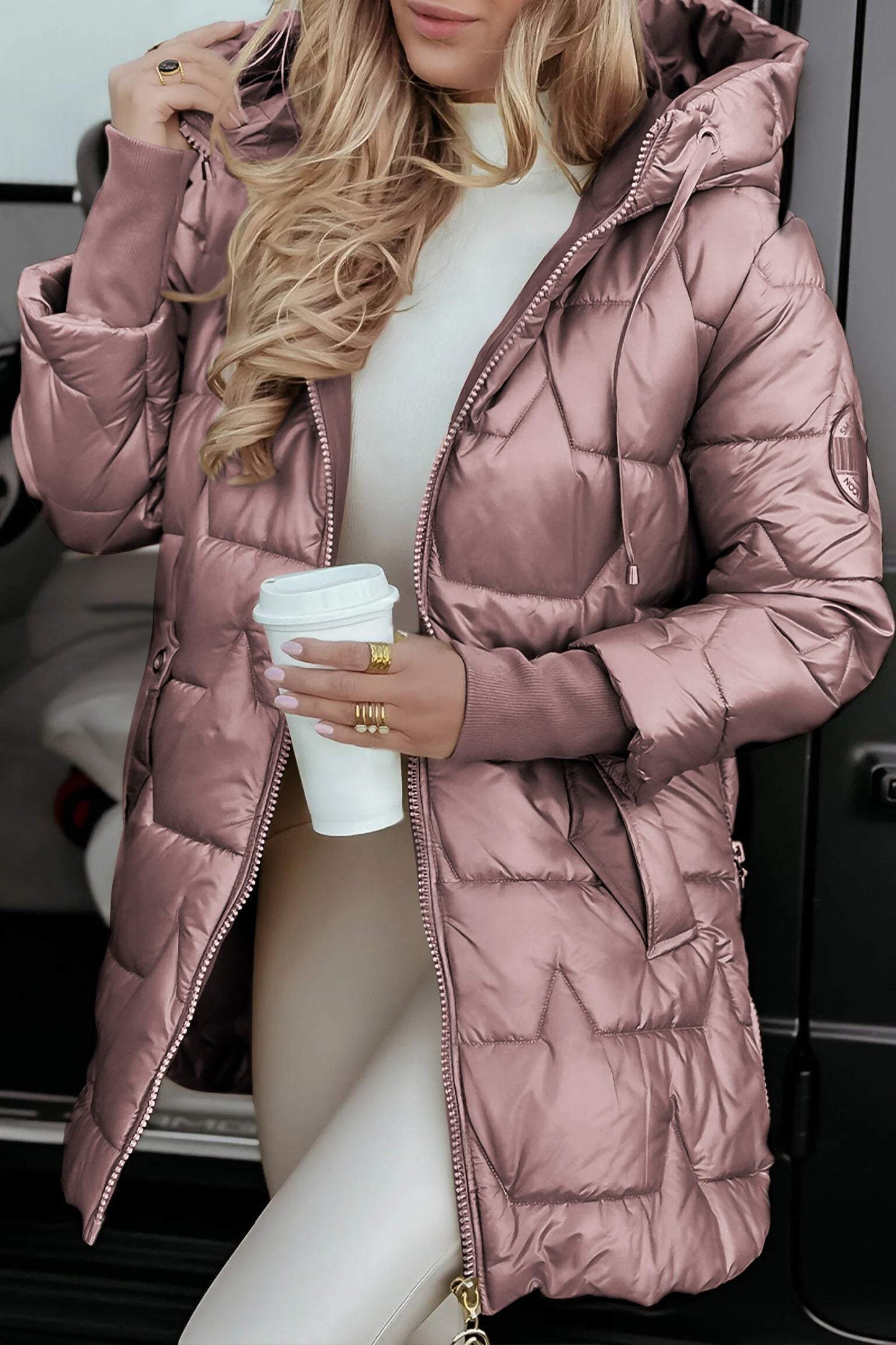 Kapuzen Steppjacke für Damen