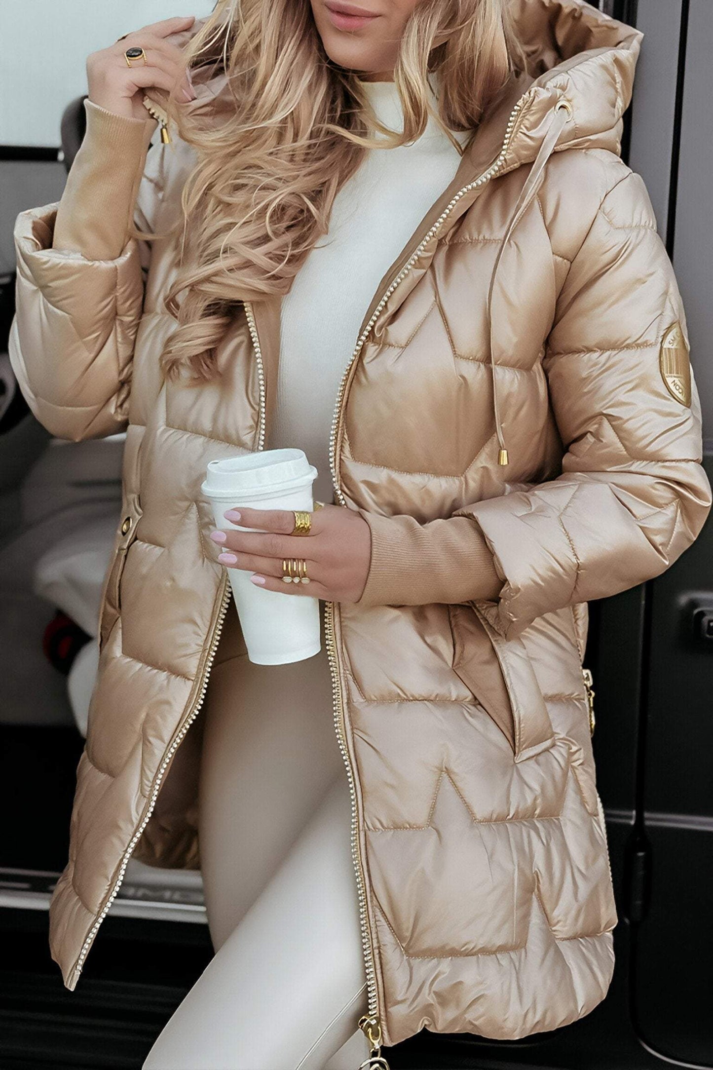 Kapuzen Steppjacke für Damen