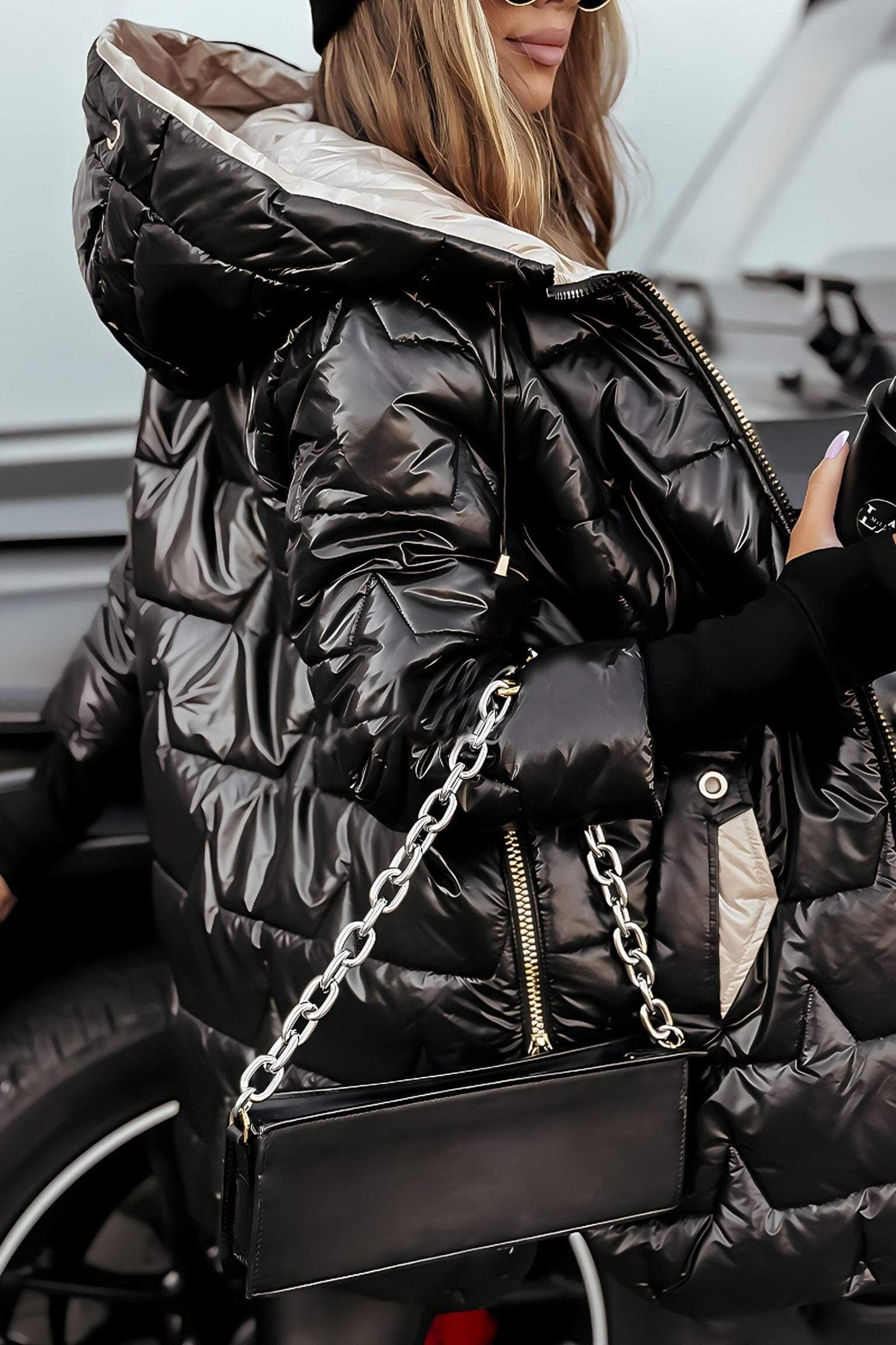 Kapuzen Steppjacke für Damen