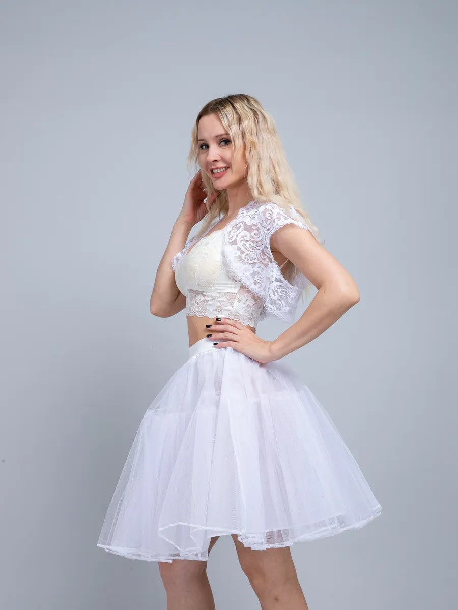 Kurzer Unterrock 50 cm – Voluminös & Elegant