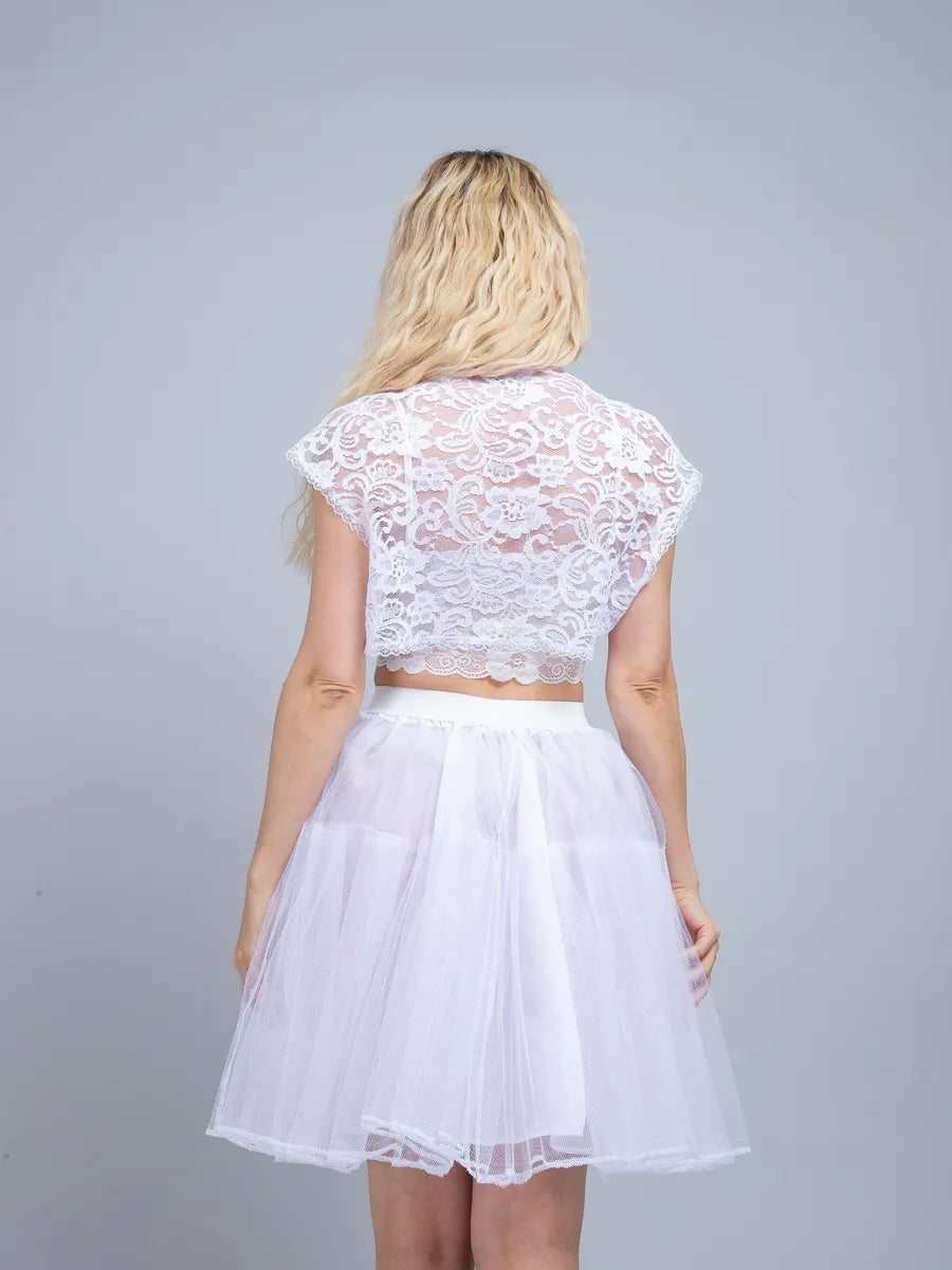 Kurzer Unterrock 50 cm – Voluminös & Elegant