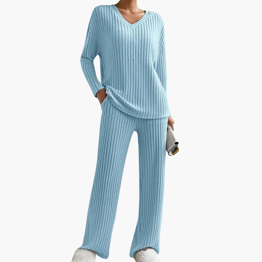 Zweiteiliges Strickset für Damen