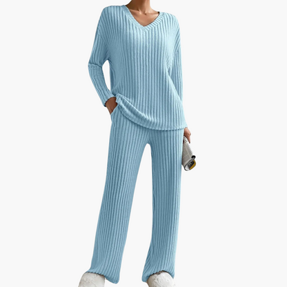 Zweiteiliges Strickset für Damen