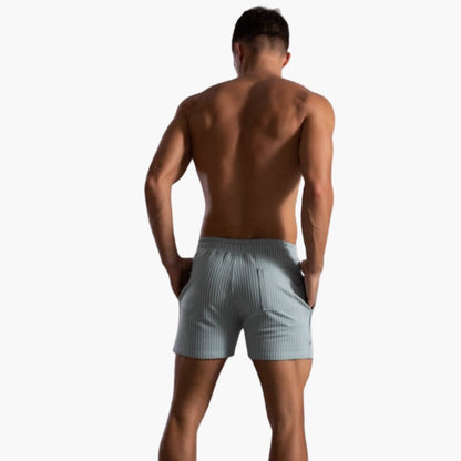 Kordelzug Gestreifte Shorts für Herren
