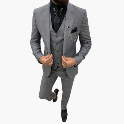 Slim Fit Abendanzug 3-teilig für Herren