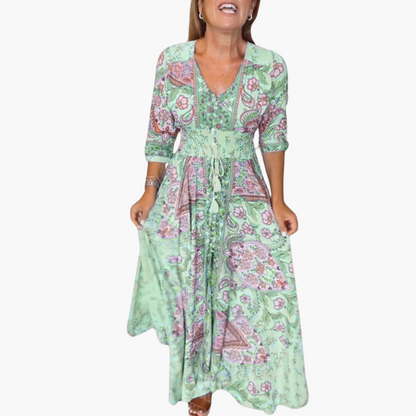 Boho Pattern Maxi Kleid für Damen