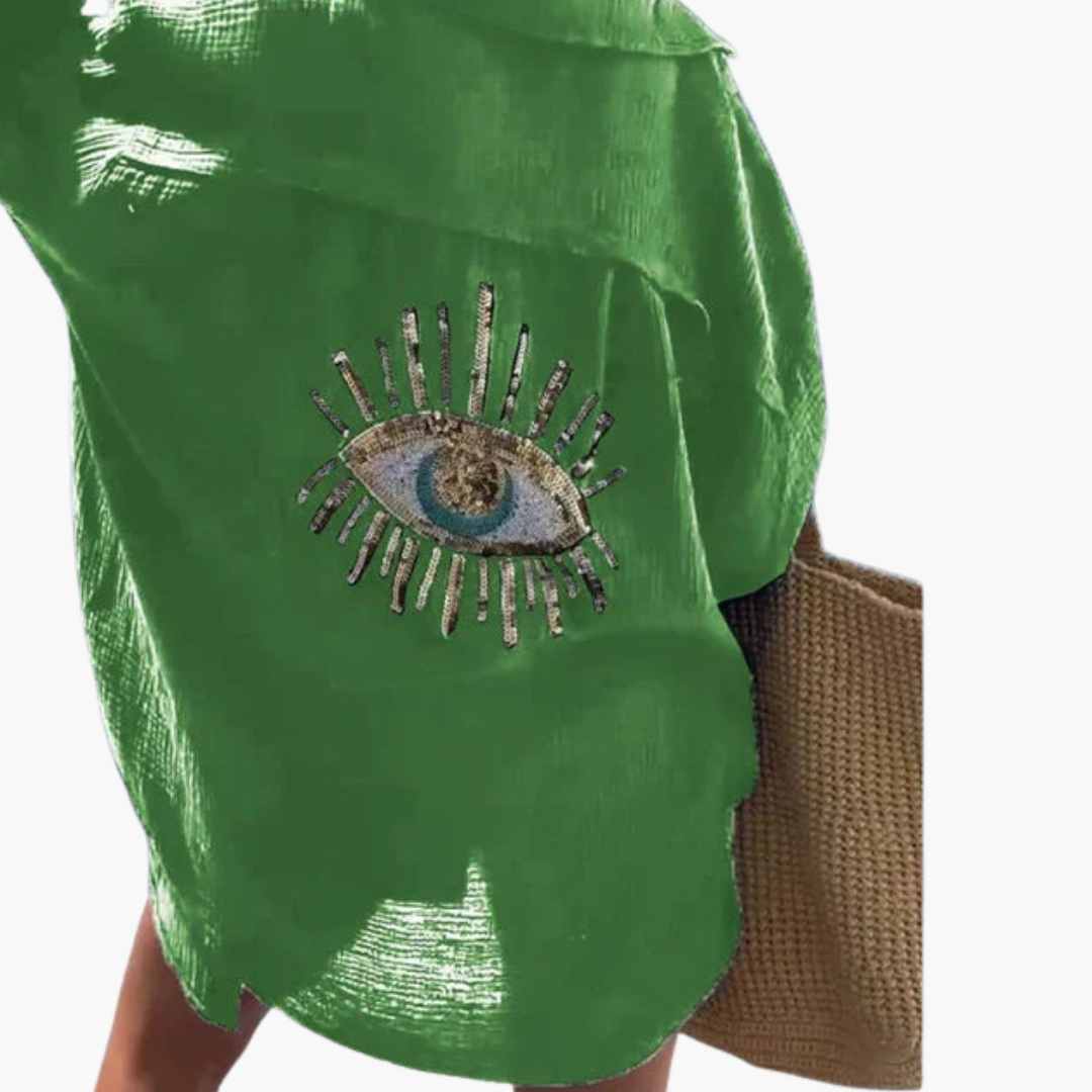 Übergroßes Button-Down-Hemd für Damen