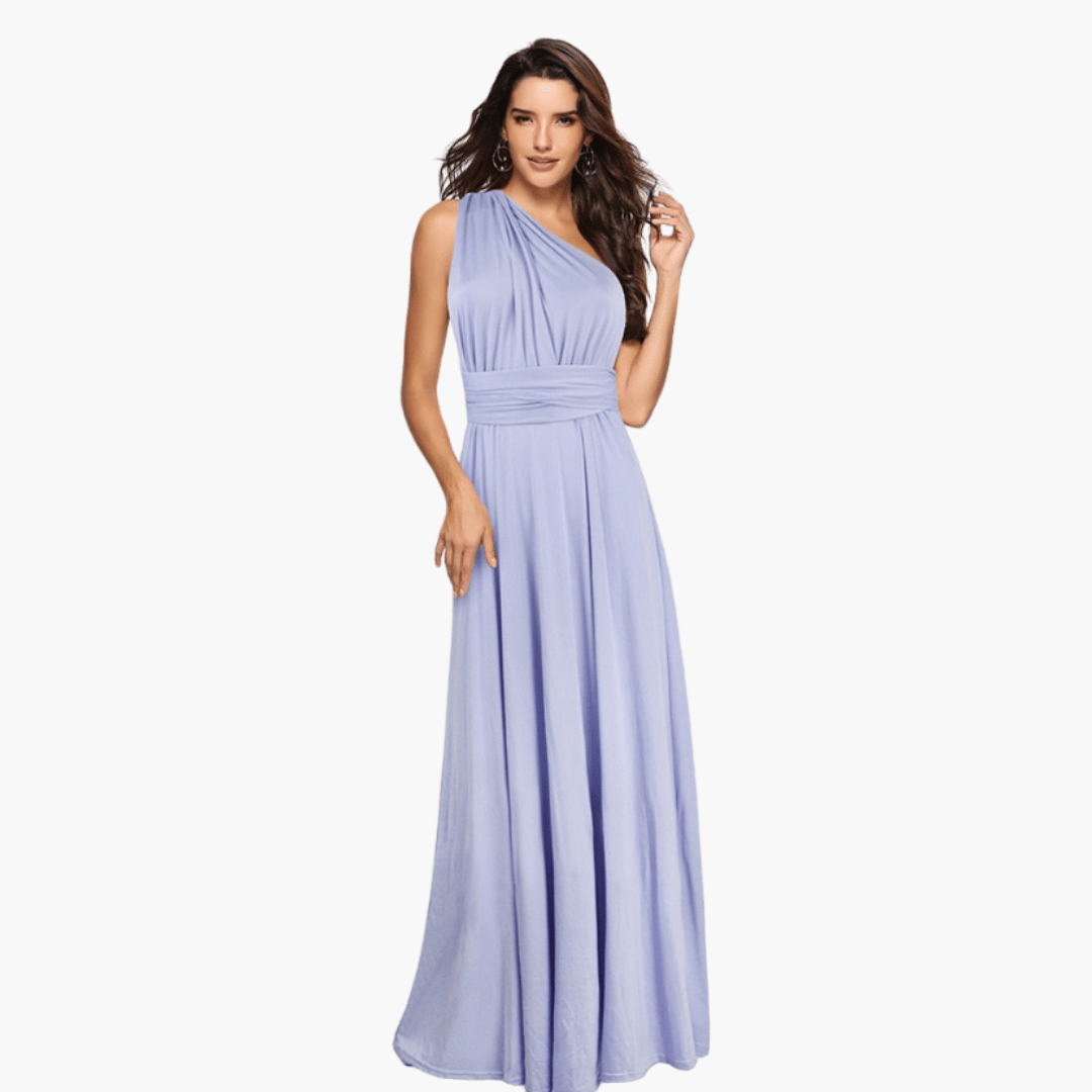 Mehrfach-Wickel Maxi Kleid für Damen
