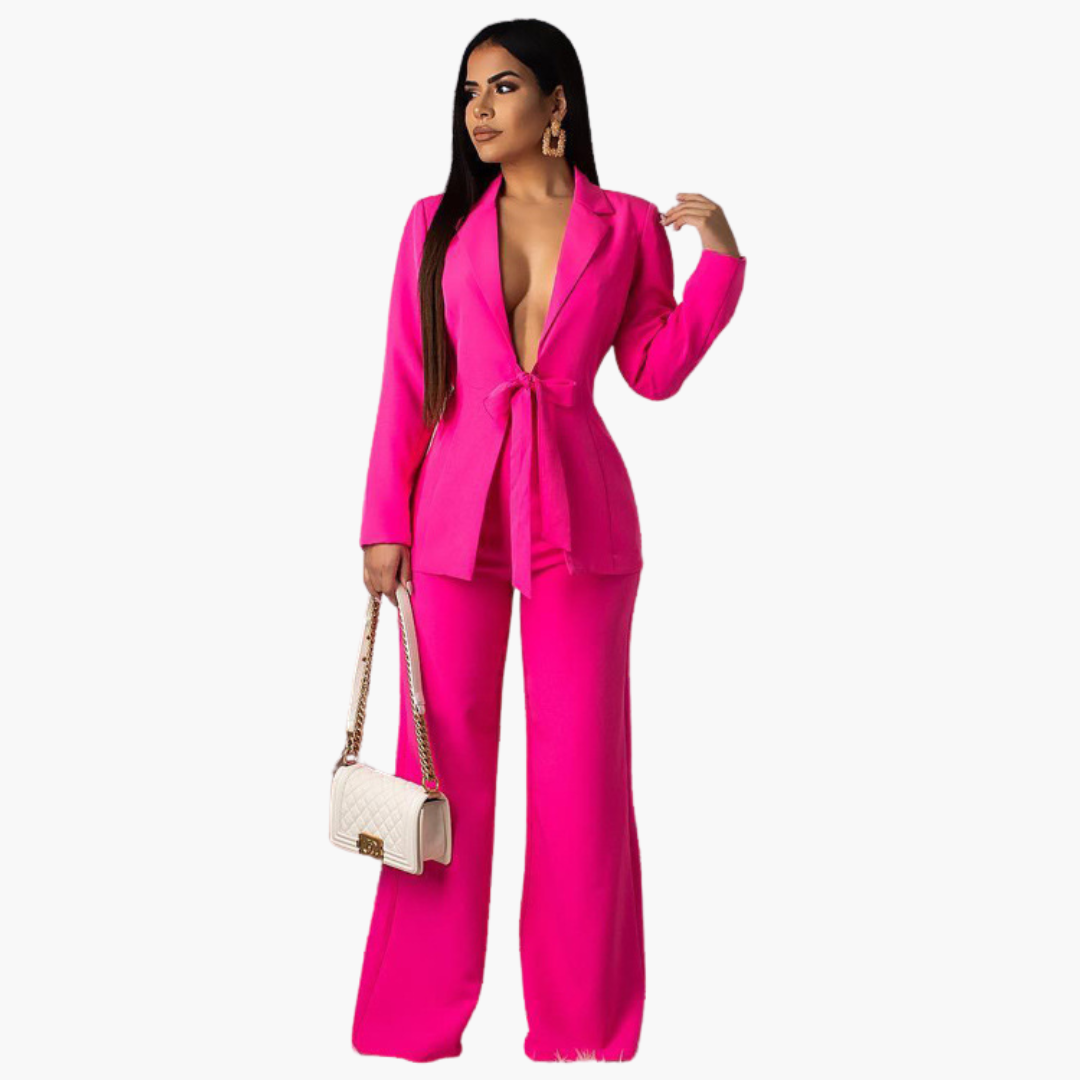 Blazer Hose Zweiteiler für Damen