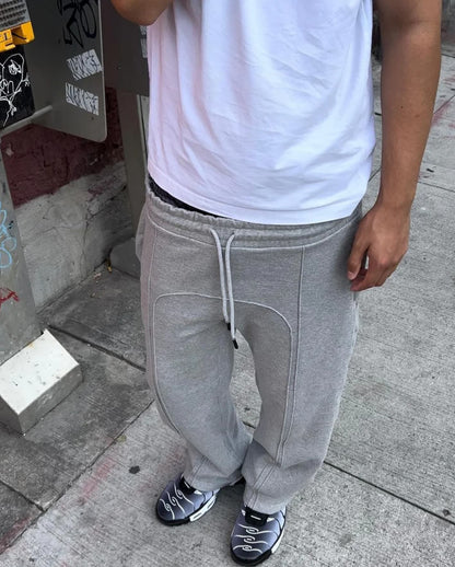 Retro Splicing Sweatpants für Herren
