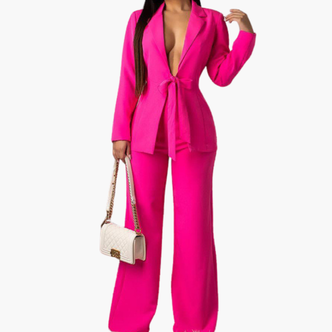 Blazer Hose Zweiteiler für Damen