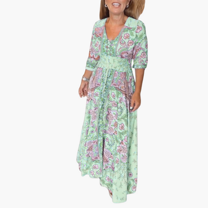 Boho Pattern Maxi Kleid für Damen