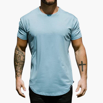 Slim Fit T-Shirt mit Saum für Herren