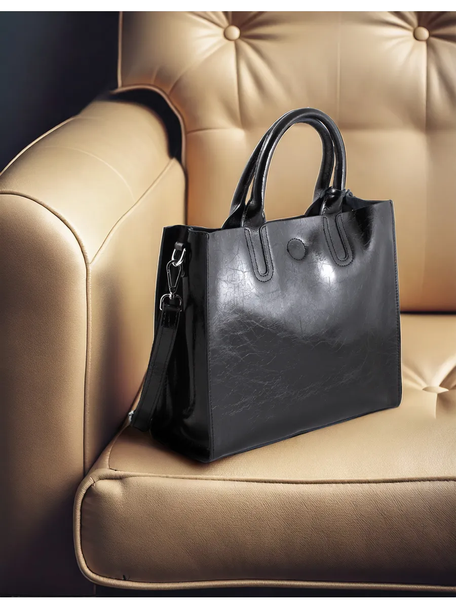 EMILY Tote Bag – Medium Size Genuine Leather