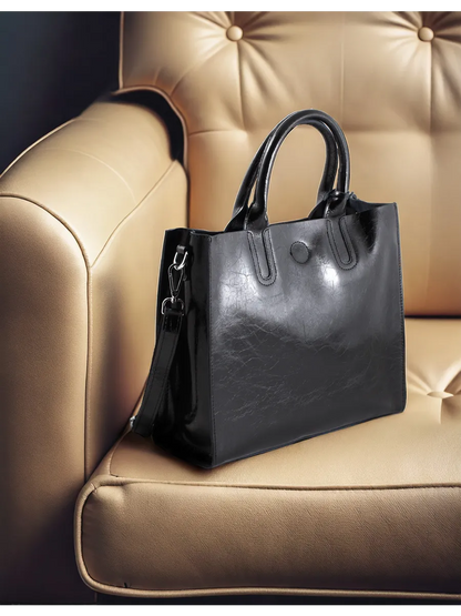 EMILY Tote Bag – Medium Size Genuine Leather
