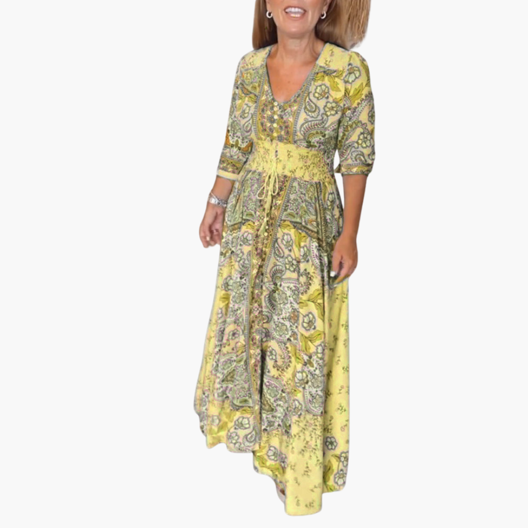 Boho Pattern Maxi Kleid für Damen