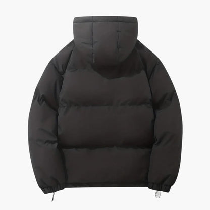 Gefütterte Kapuzen-Winterjacke für Herren