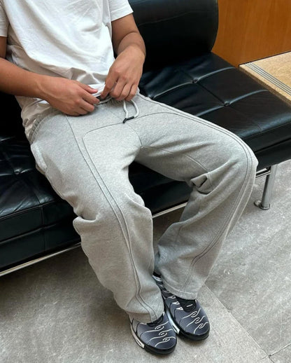 Retro Splicing Sweatpants für Herren