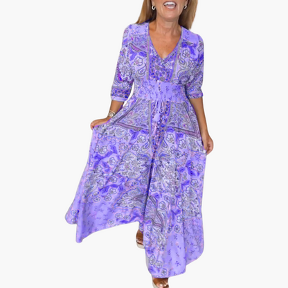 Boho Pattern Maxi Kleid für Damen
