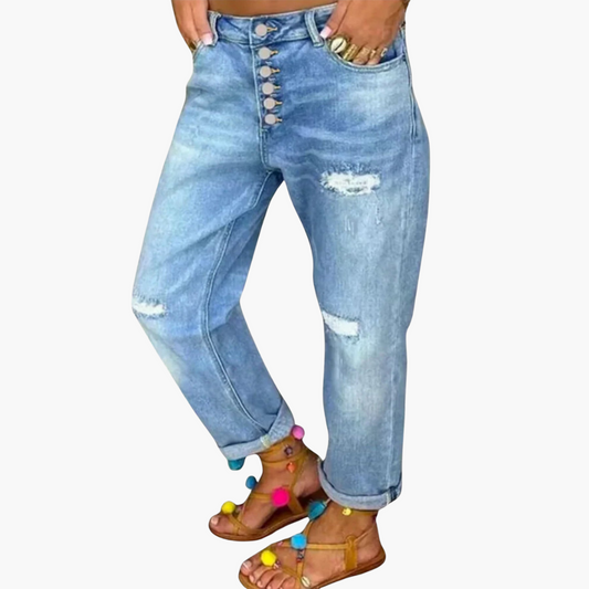 Weit geschnittene Jeans für Damen