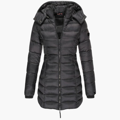Gesteppt Gefütterte Kapuzenjacke für Damen