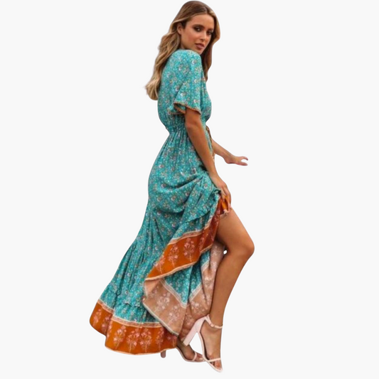 Florales Maxi Kleid für Damen