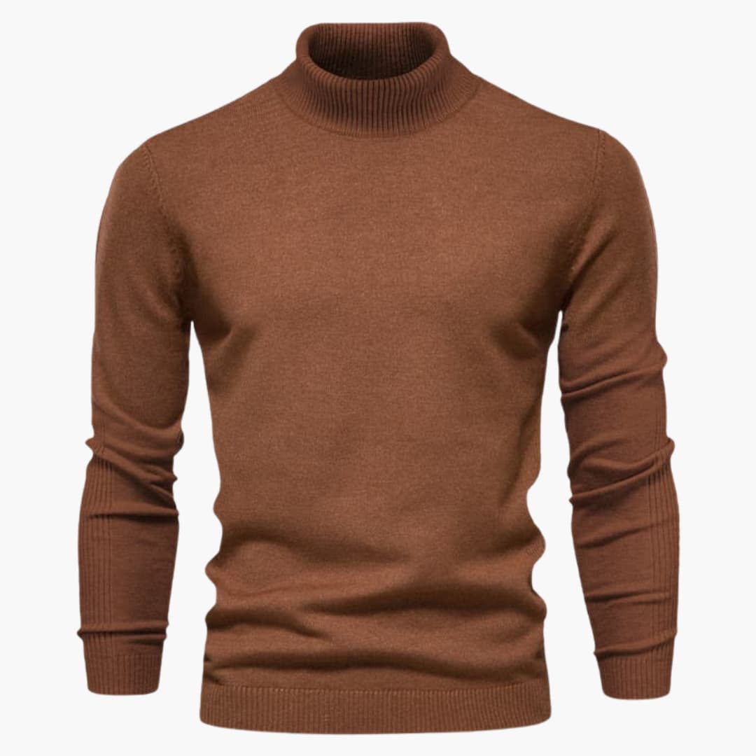 Exklusiver Rollkragenpullover für Herren