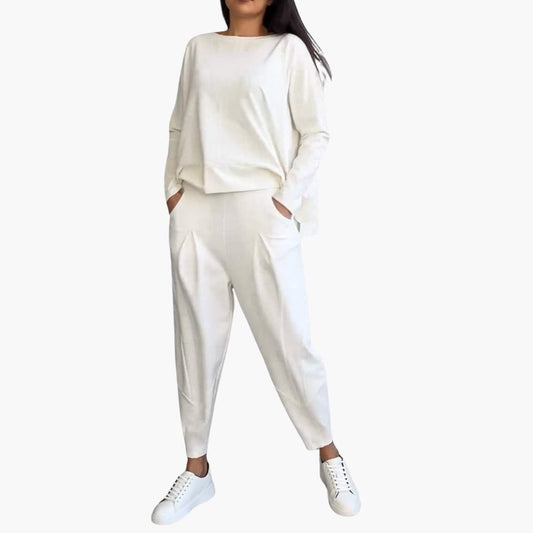 Zweiteiliges Rundhals-Set für Damen