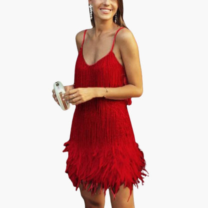 Pailletten Cocktailkleid für Damen