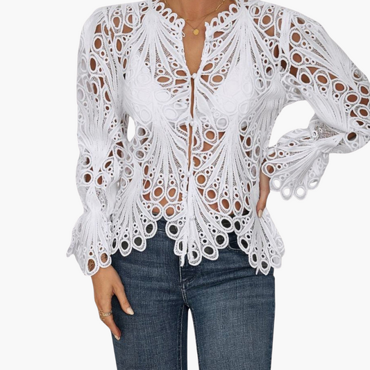 Asymmetrische Bluse für Damen