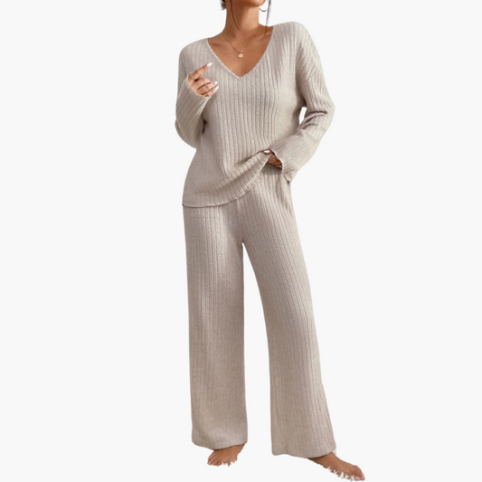 Zweiteiliges Strickset für Damen
