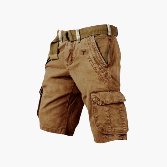 Verstellbarer-Gürtel Cargo Shorts für Herren