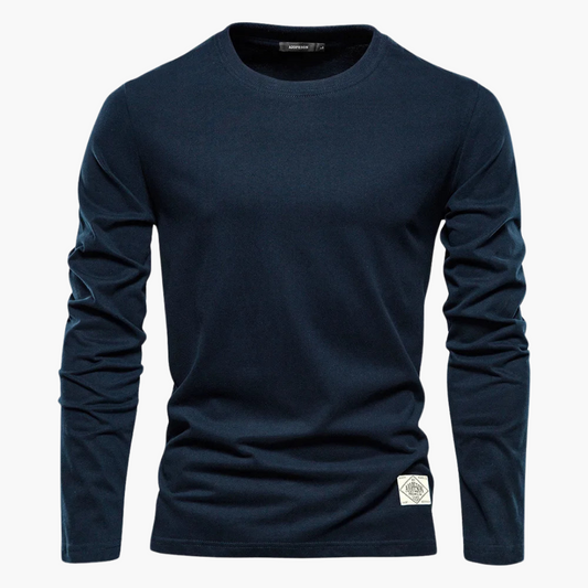 Elegantes Langarm-T-Shirt für Herren