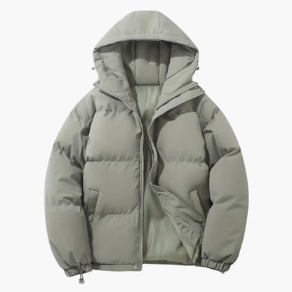 Gefütterte Kapuzen-Winterjacke für Herren