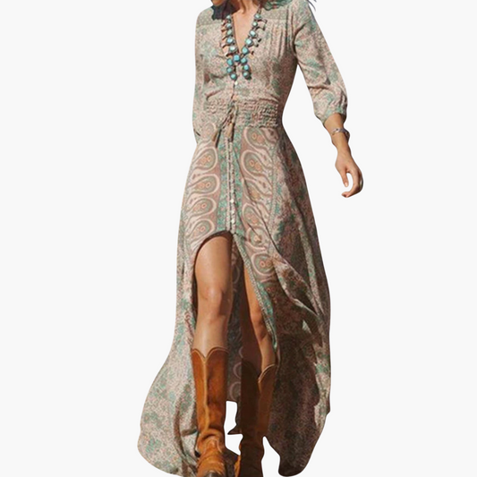 Verstellbare Träger Maxi Kleid für Damen