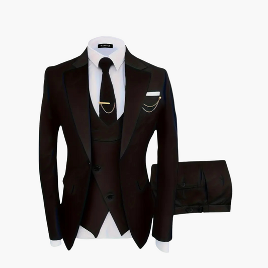 Slim Fit Anzug mit Weste für Herren