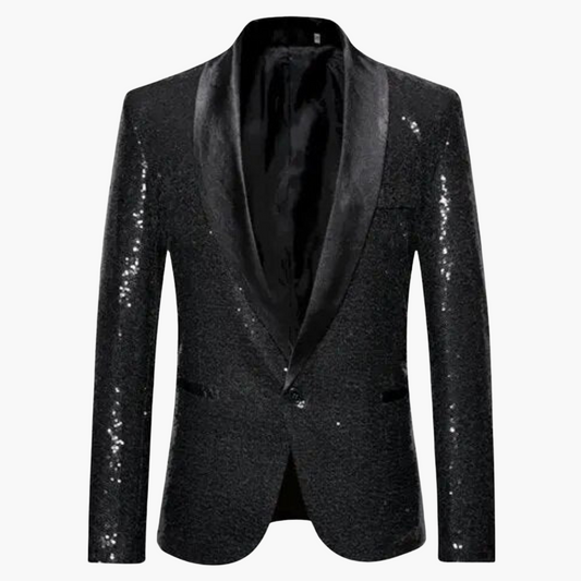 Festlicher Pailletten Anzugjacke für Herren