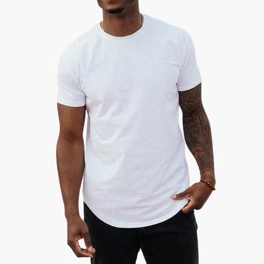 Slim Fit T-Shirt mit Saum für Herren