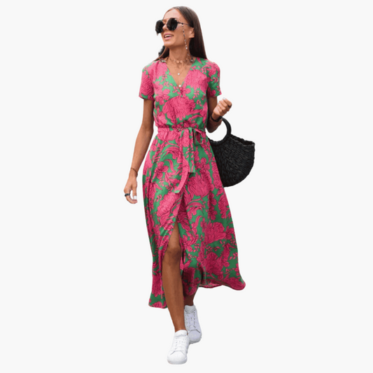 Wickelkleid Mit Taillierung für Damen