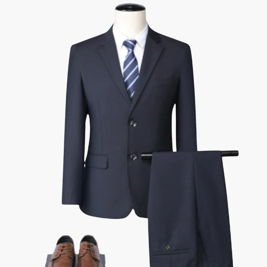 Eleganter Slim-Fit Zweiteiler für Herren